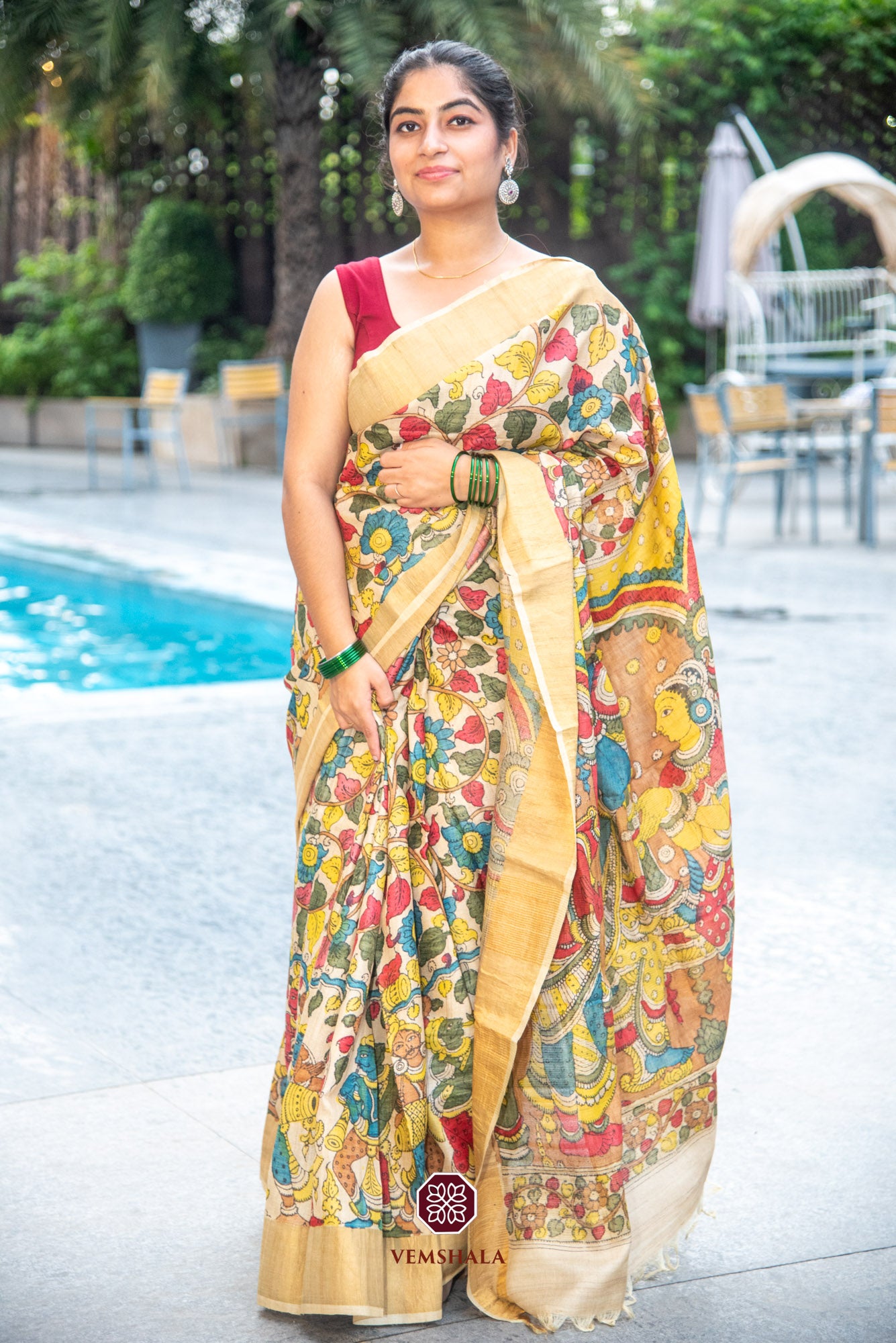 Karvati Kinar - Pen Kalamkari