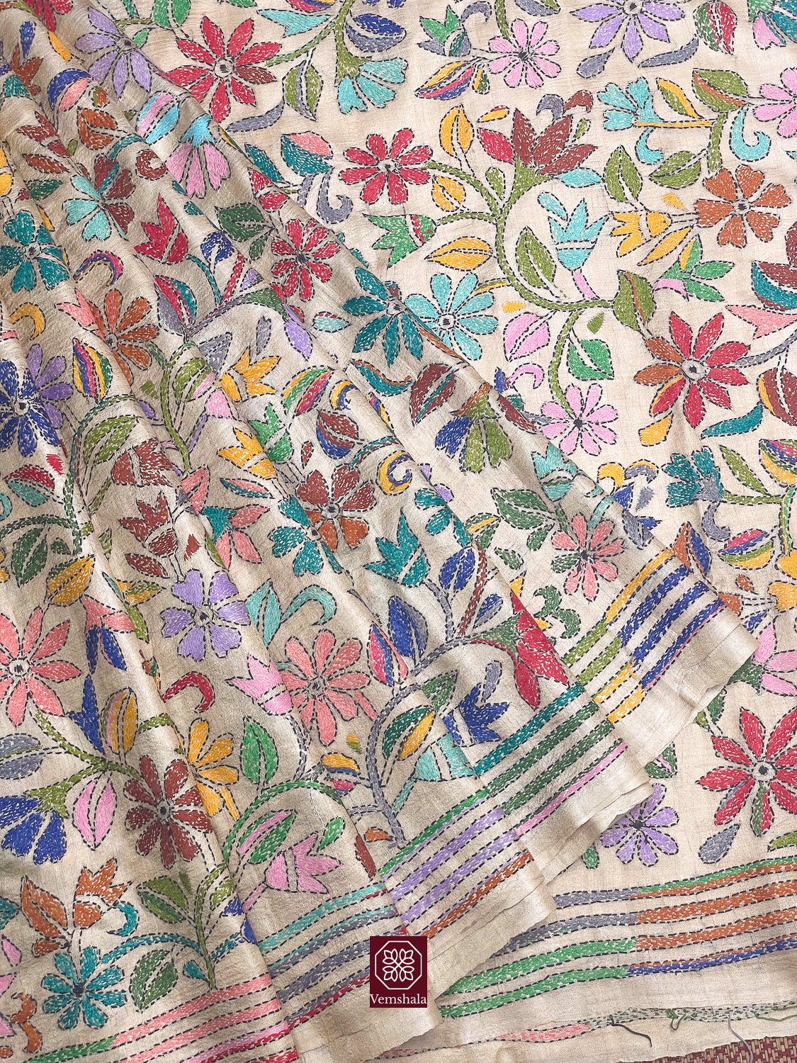 Hand Kantha Design Kantha Hand Embroidery – Vemshala